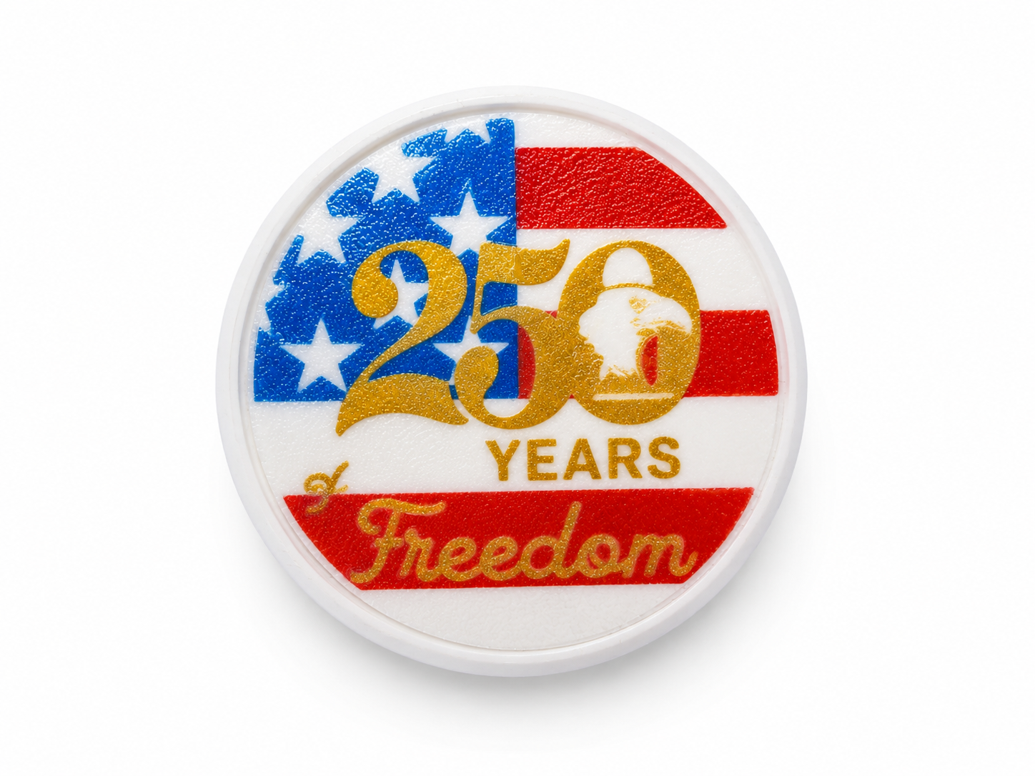 250 Years Freedom Bottle Opener | 3D Printed Patriotic Beer Opener (USA Made)