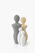 Modern Family Sculpture Set – Minimalist Abstract Figurines Home Decor Gift