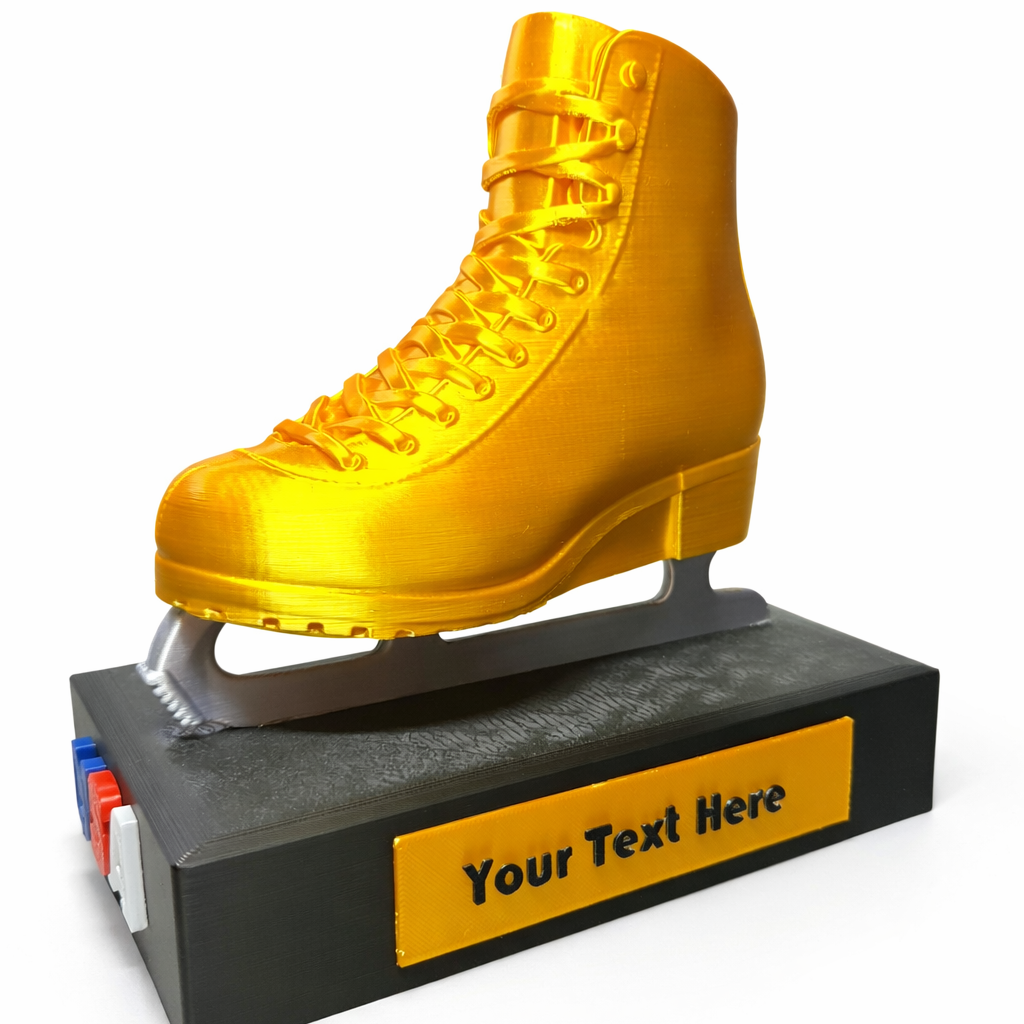 Custom Ice Skate Name Display – Personalized Figure Skating Gift Decor