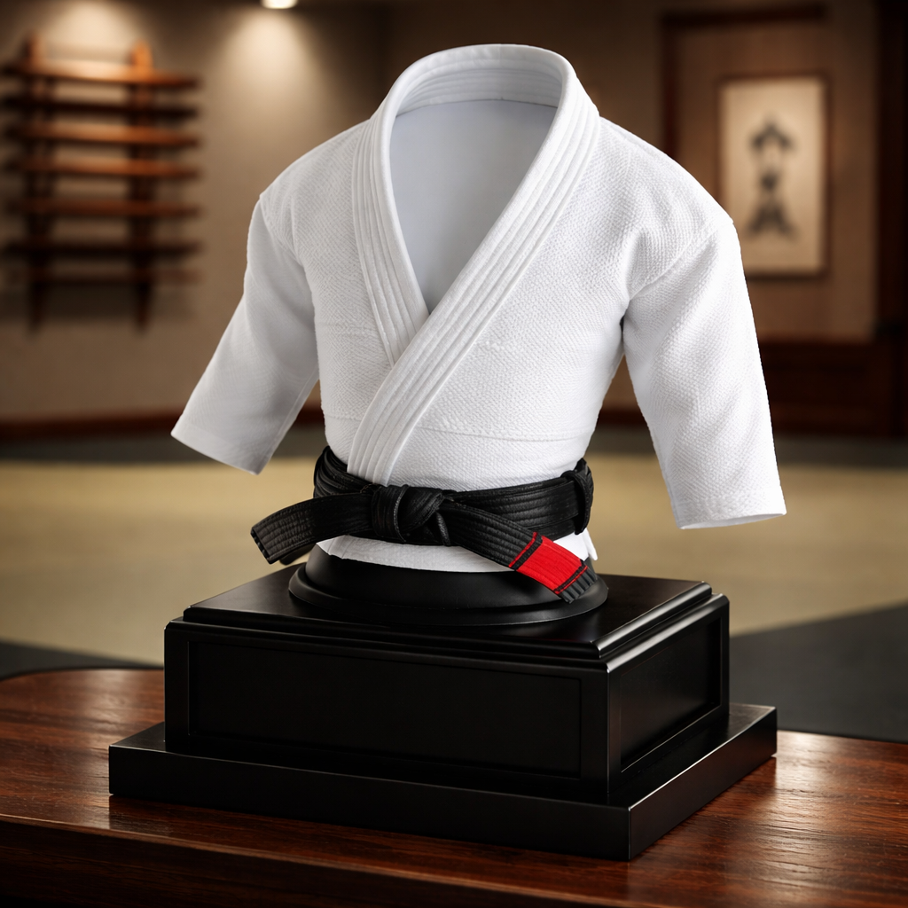 Martial Arts Display Interchangeable Belts