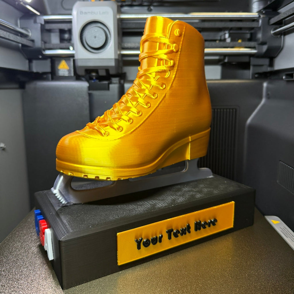 Custom Ice Skate Name Display – Personalized Figure Skating Gift Decor