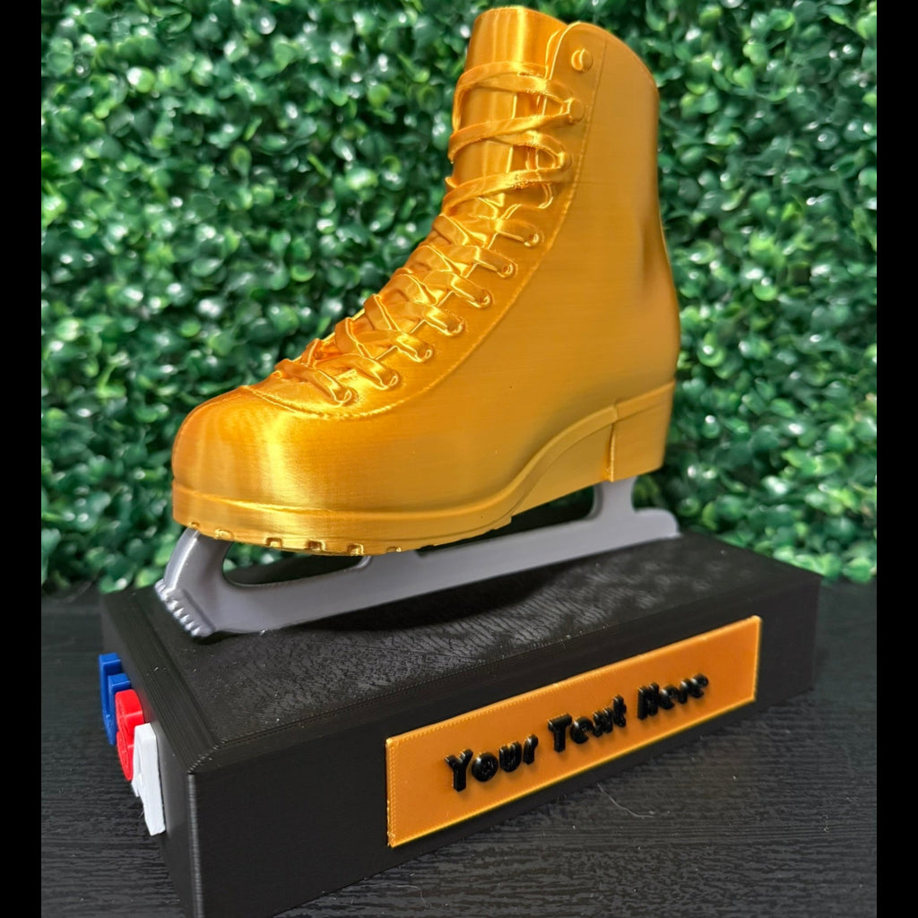 Custom Ice Skate Name Display – Personalized Figure Skating Gift Decor